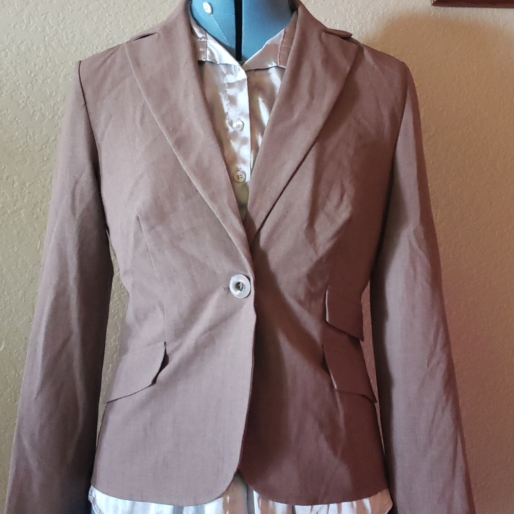My Michelle Light Brown Blazer
